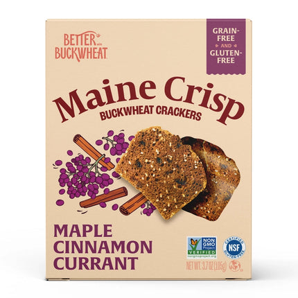 Maine Crisp  Maple Cinnamon Currant Crisps