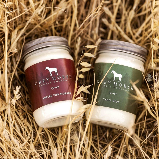 Grey Horse Candles