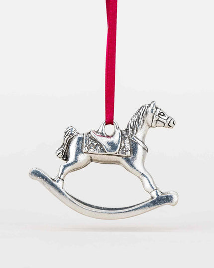 Toy Rocking Horse Annual Pewter Ornament