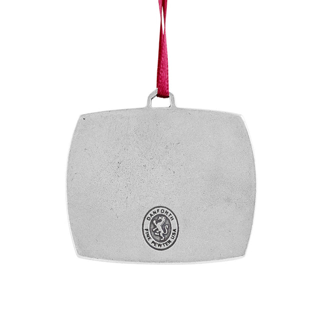 Covered Bridge Pewter Ornament