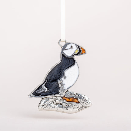 Puffin Pewter Ornament