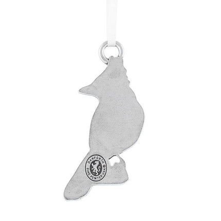 Blue Jay Pewter Ornament