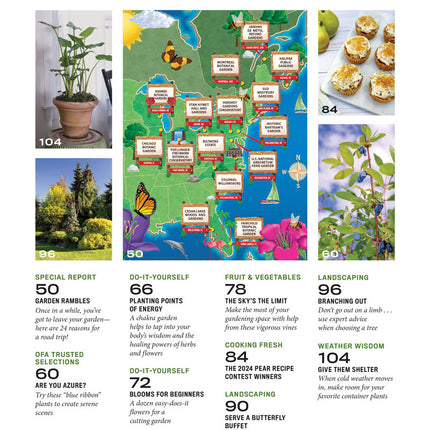 a Features page listing articles in the Garden Guide