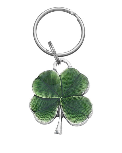 Lucky Clover Pewter Keyring