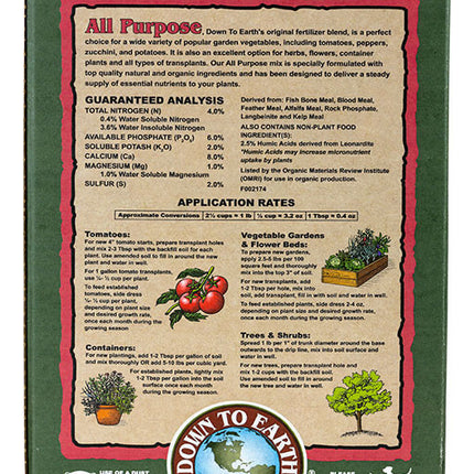 All Purpose 4-6-2 Fertilizer Mini 1 Lb