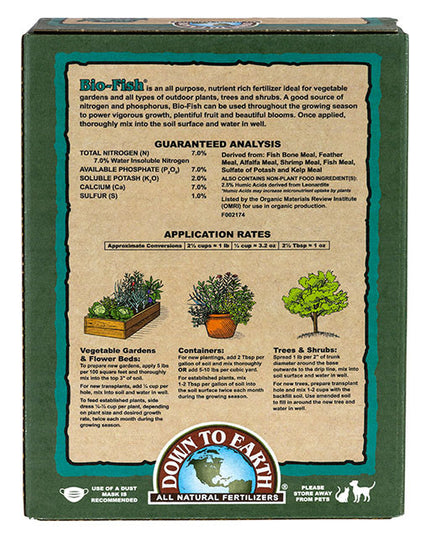 Bio-Fish 7-7-2 Fertilizer 5lb