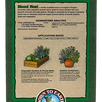 Blood Meal 12-0-0 Fertilizer 4lb