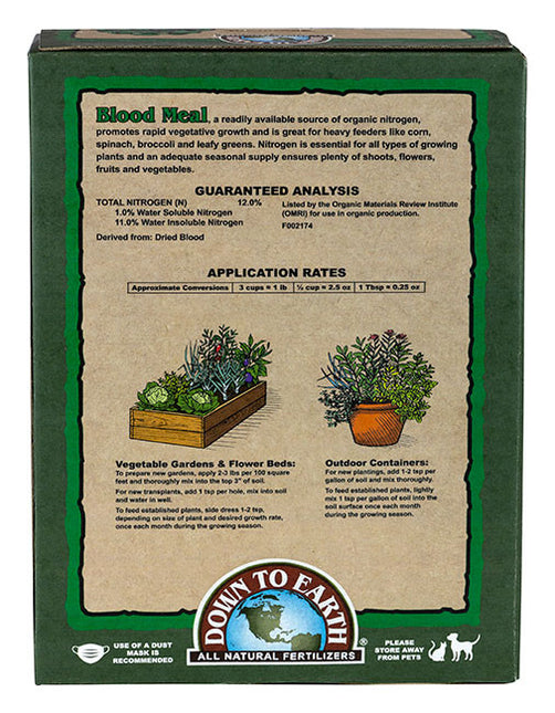Blood Meal 12-0-0 Fertilizer 4lb
