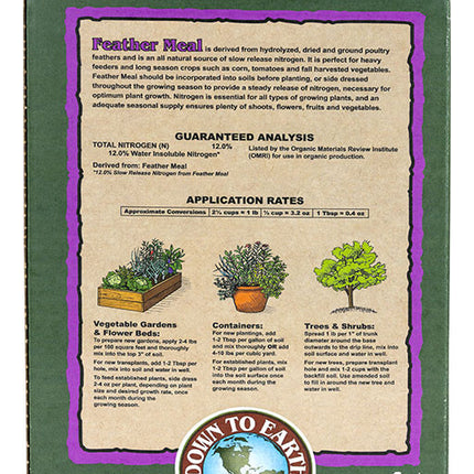 Feather Meal 12-0-0 Fertilizer 4lb
