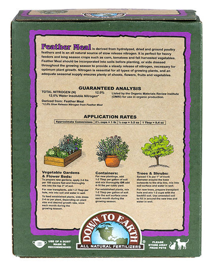 Feather Meal 12-0-0 Fertilizer 4lb