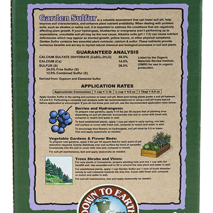 Garden Sulfur 5lb