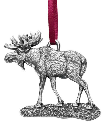 Moose Pewter Ornament