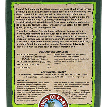Houseplant 8-3-1 Fertilizer Mini 1/2 Lb