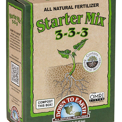 Starter Mix 3-3-3  Fertilizer Mini 1 Lb