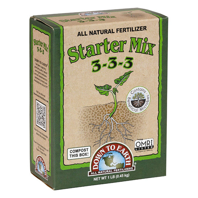 Starter Mix 3-3-3  Fertilizer Mini 1 Lb