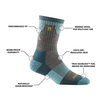 Bear Town Lightweight Crew Sock
