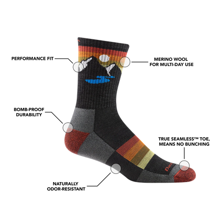 Men's Sunset Ridge Lightweight Crew Sock