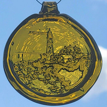 Old Hancock Portland Head Lighthouse Suncatcher