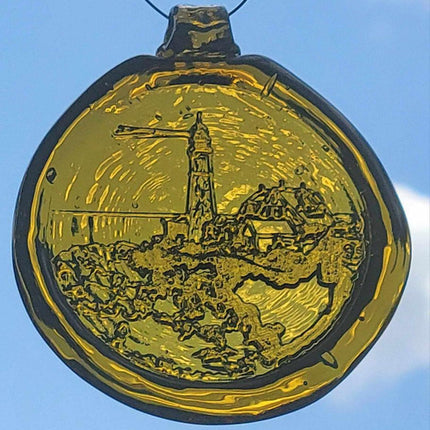 Old Hancock Suncatcher Set of 3 - Lighthouses