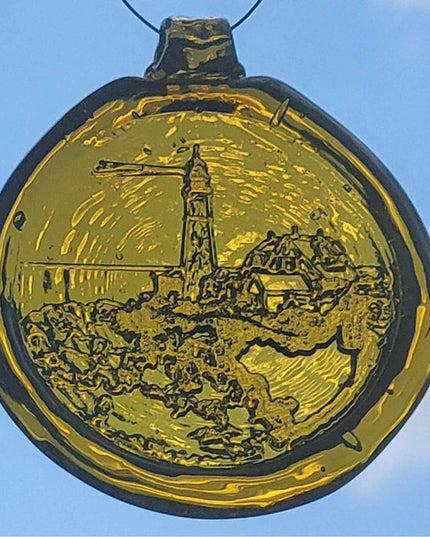Old Hancock Suncatcher Set of 3: Maine Lighthouses