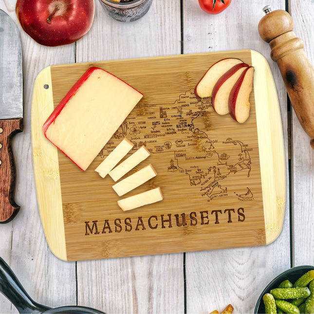 Slice of Life Massachusetts Cutting Board