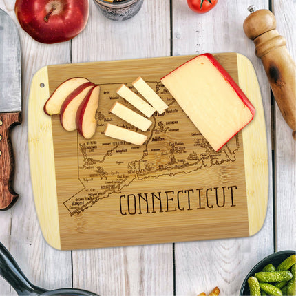 Slice of Life Connecticut Cutting Board