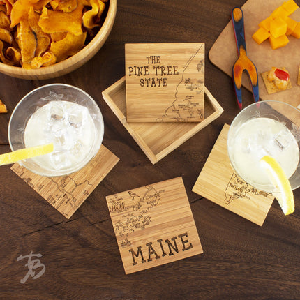 Coaster Puzzle Set/4 Maine