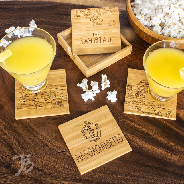 Coaster Puzzle Set/4 Massachusetts