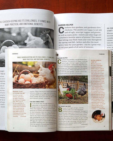 Comparison between  Classic Edition and Large Print Edition Almanacs - Article Page
