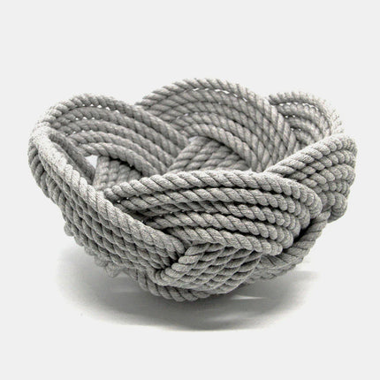 Celtic Knot Woven Cotton Rope Bowl