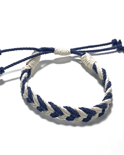 Adjustable Chevron Bracelet Woven 3/8"