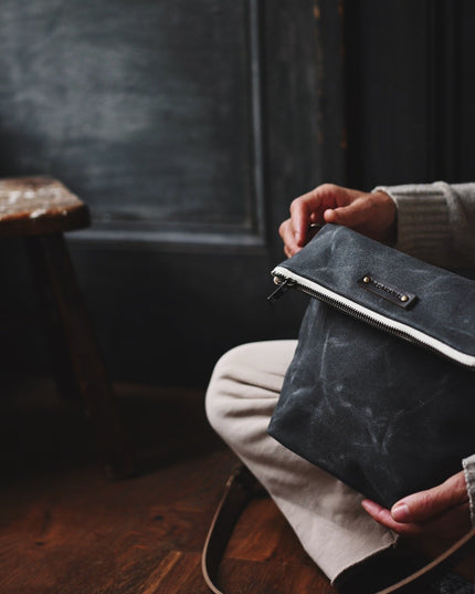The Satchel - Waxed Canvas Bag