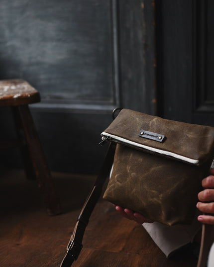 The Satchel - Waxed Canvas Bag