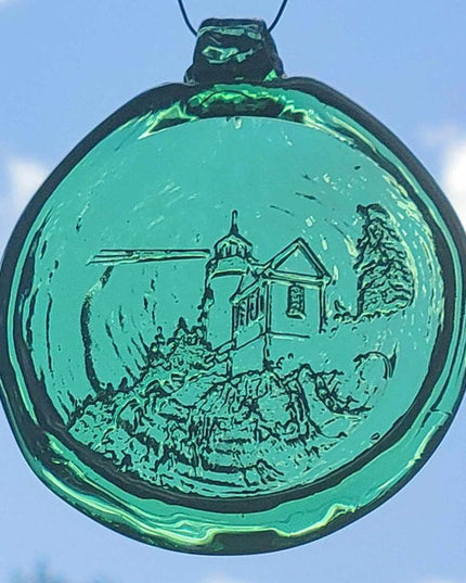 Old Hancock Suncatcher Set of 3: Maine Lighthouses