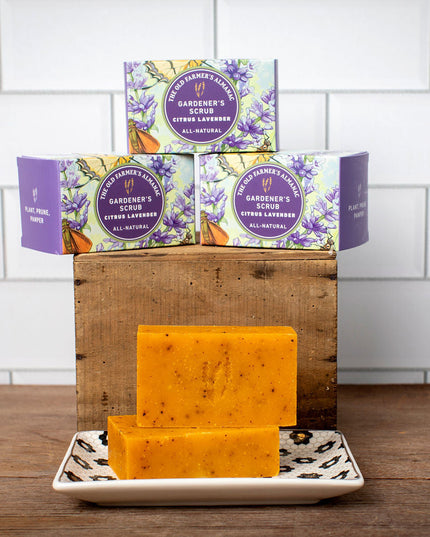 Scrubbing hand soap made for gardeners.