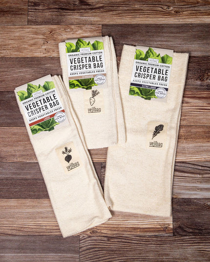 Vejibag - 11" X 17" - Large - Vegetable Crisper Bag