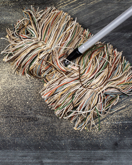 Big Wooly Dust Mop with Telescoping Handle