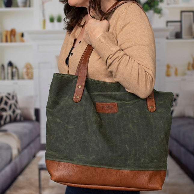 Saco River Tote Bag - Green