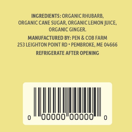 Lemon Ginger Rhubarb Jam