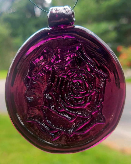 Old Hancock Rose Suncatcher