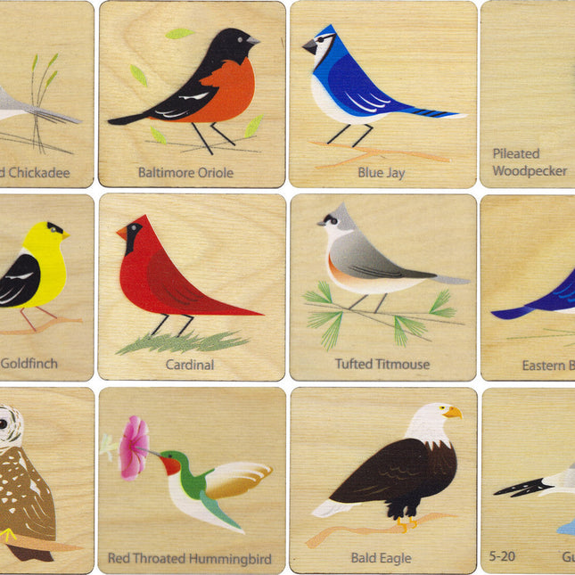 Memory Tiles - Birds
