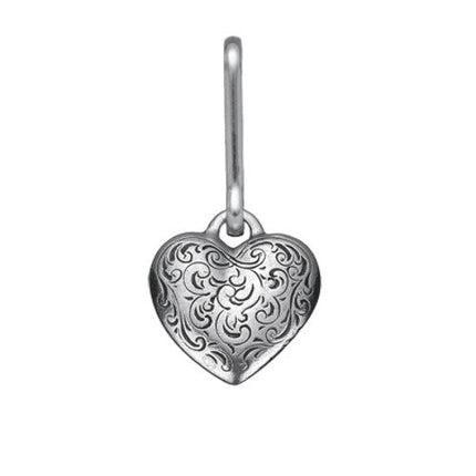 Florentine Heart Zipper Pull