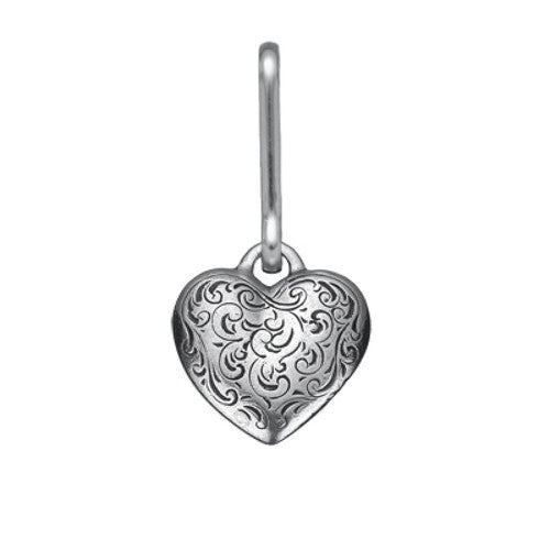 Florentine Heart Zipper Pull