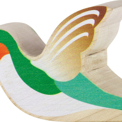 Wooden Hummingbird door stop, Made in Vermont