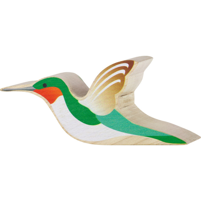 Wooden Hummingbird door stop, Made in Vermont