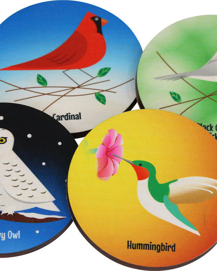 Bird Variety - Wooden Coasters