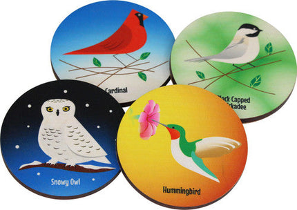 Bird Variety - Wooden Coasters
