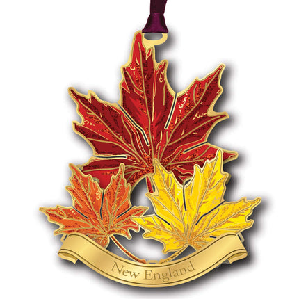 Maple Leaves New England Ornament