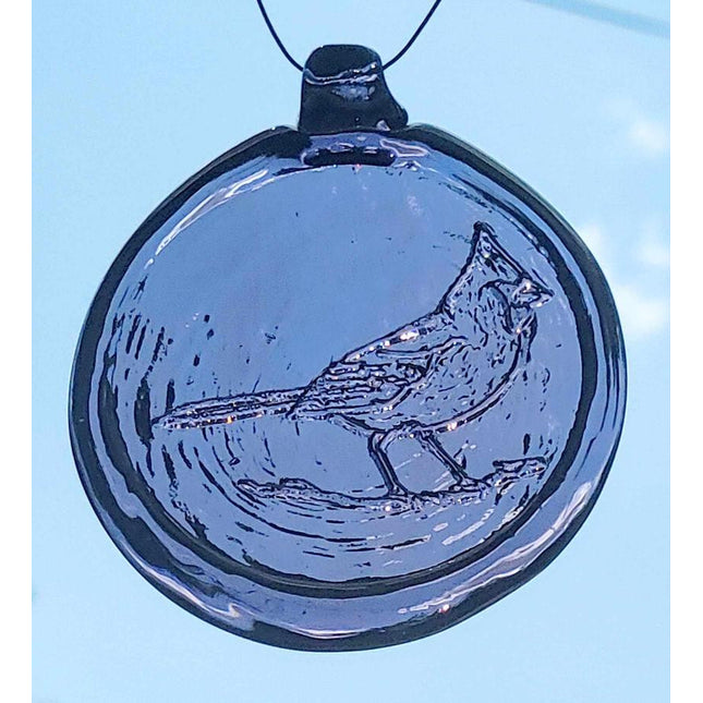 Old Hancock Cardinal Suncatcher