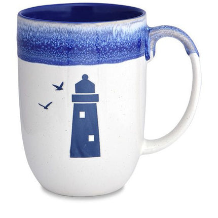 Hand Dipped Mug  - Lighthouse